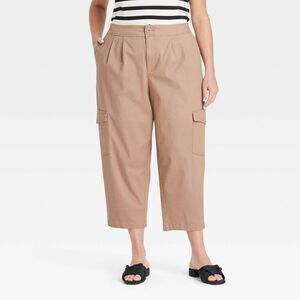 Ava & Viv Tan Wide Leg Pants